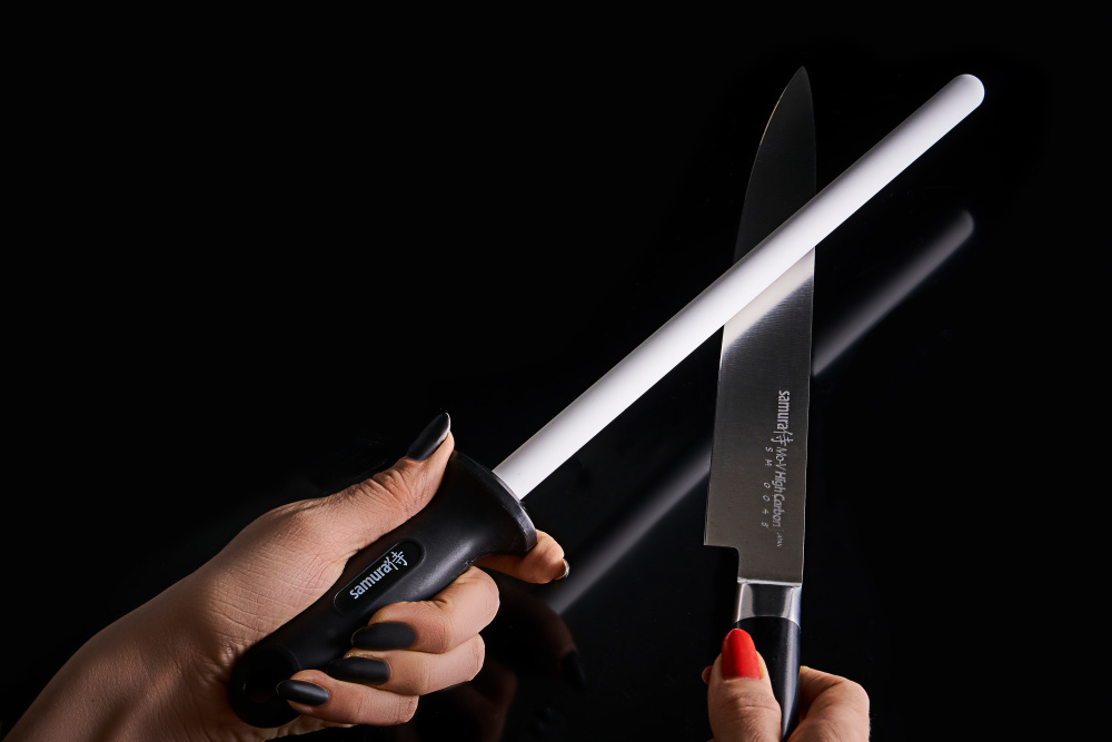 Мусат керамический "Samura" 254 мм, белый