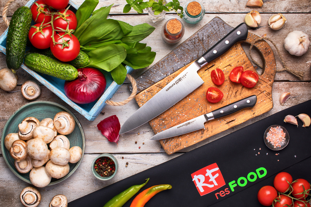 Набор из 2 ножей "Samura Pro-S" (21, 85), G-10,SP-0210