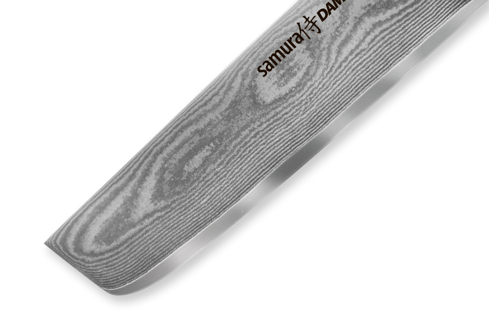 Нож кухонный "Samura DAMASCUS" накири 167 мм, G-10, дамаск 67 слоев, SD-0043