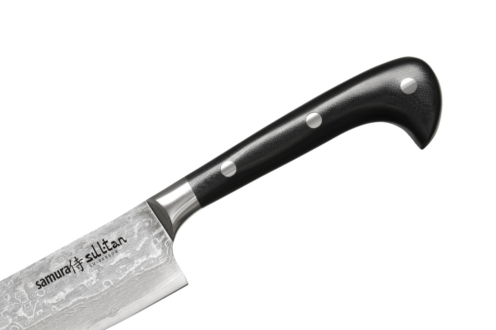 Нож кухонный "Samura SULTAN" Пичак 159 мм, G-10, дамаск 67 слоев,SU-0086DB