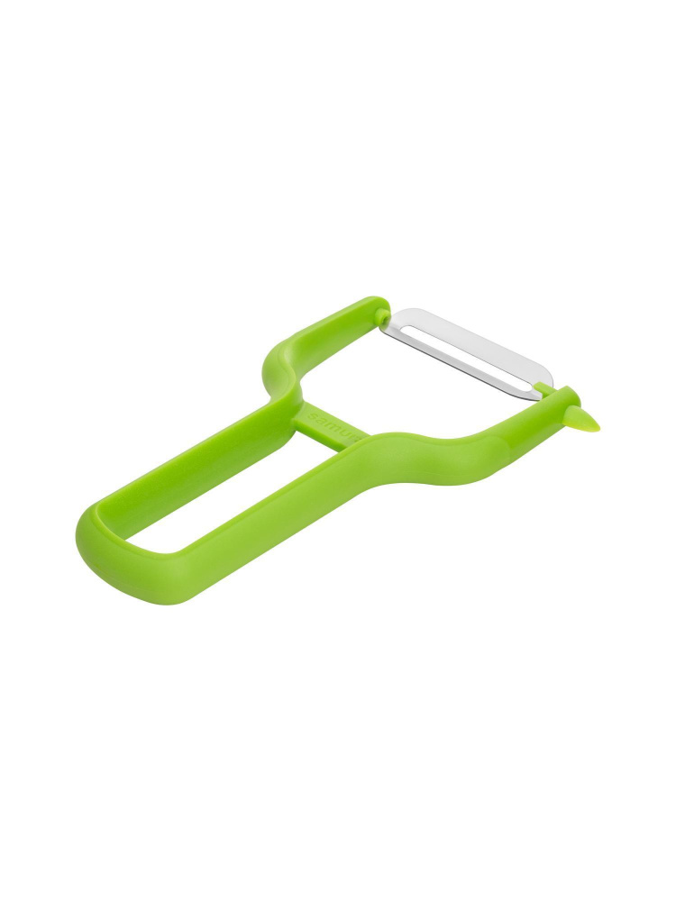 Овощечистка "Samura" зеленая пластик, лезвие прямое