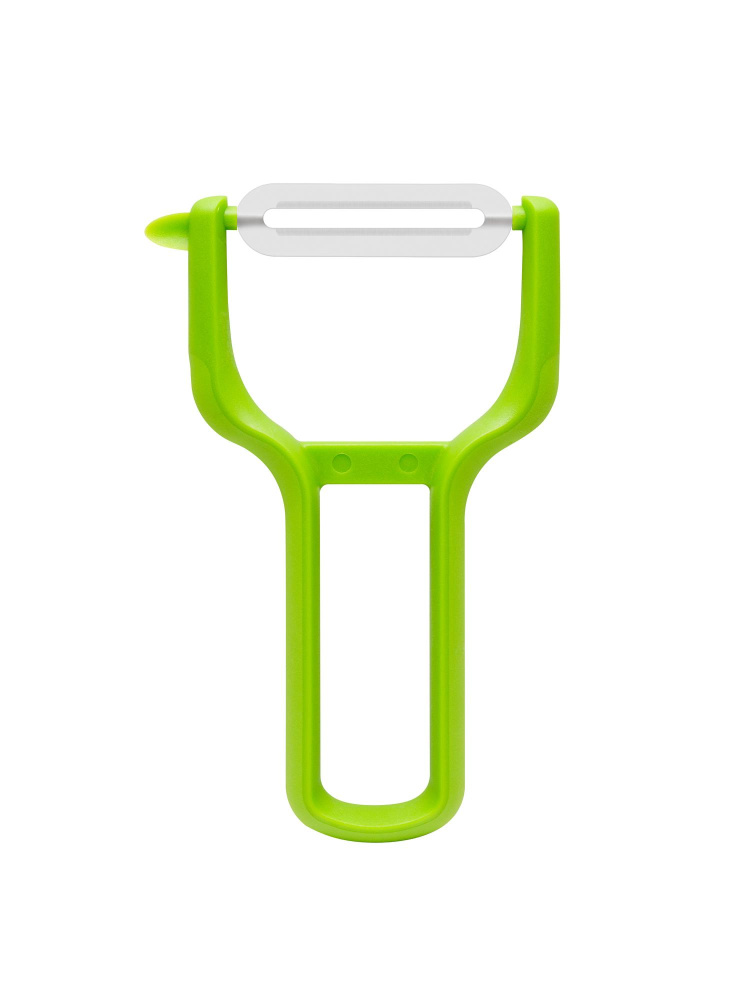 Овощечистка "Samura" зеленая пластик, лезвие прямое