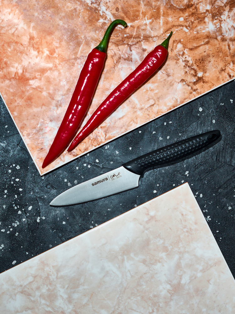 Нож кухонный "Samura GOLF" овощной 98 мм, AUS-8,SG-0010