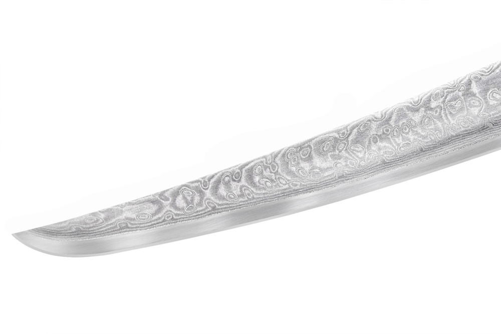 Нож кухонный "Samura 67" для нарезки, слайсер Tanto 230 мм, дамаск 67 слоев, микарта,SD67-0046