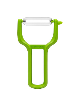 Овощечистка "Samura" зеленая пластик, лезвие прямое