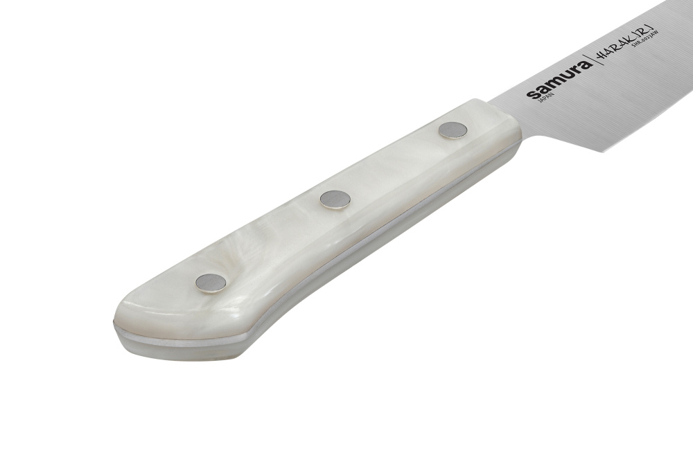 Нож кухонный "Samura HARAKIRI" универсальный 150 мм, корроз.-стойкая сталь, белый акрил,SHR-0023AW
