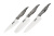 SIN-0220W Набор из 3 ножей "Samura Inca" (23, 43, 85), белая циркониевая керамика
