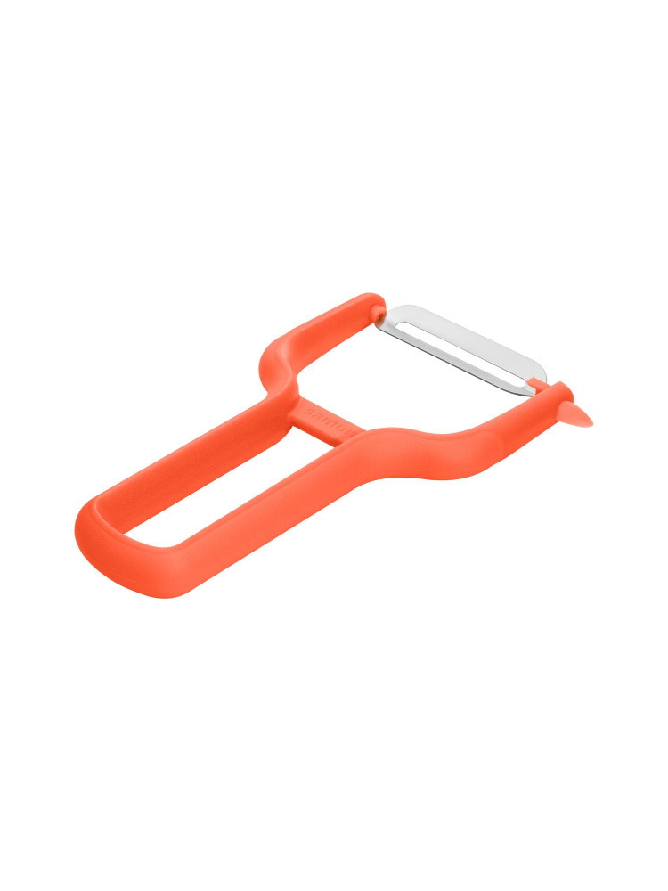 Овощечистка "Samura" оранжевая пластик, лезвие прямое,SVP-02OR