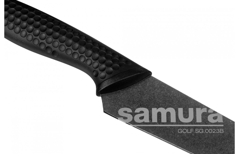 Нож кухонный "Samura GOLF Stonewash" универсальный 158 мм, AUS-8,SG-0023B