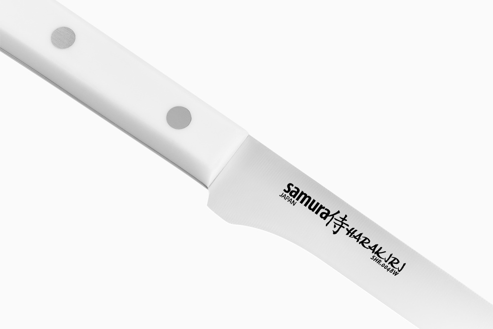 Нож кухонный "Samura HARAKIRI" филейный 218 мм, корроз.-стойкая сталь, ABS пластик, SHR-0048W