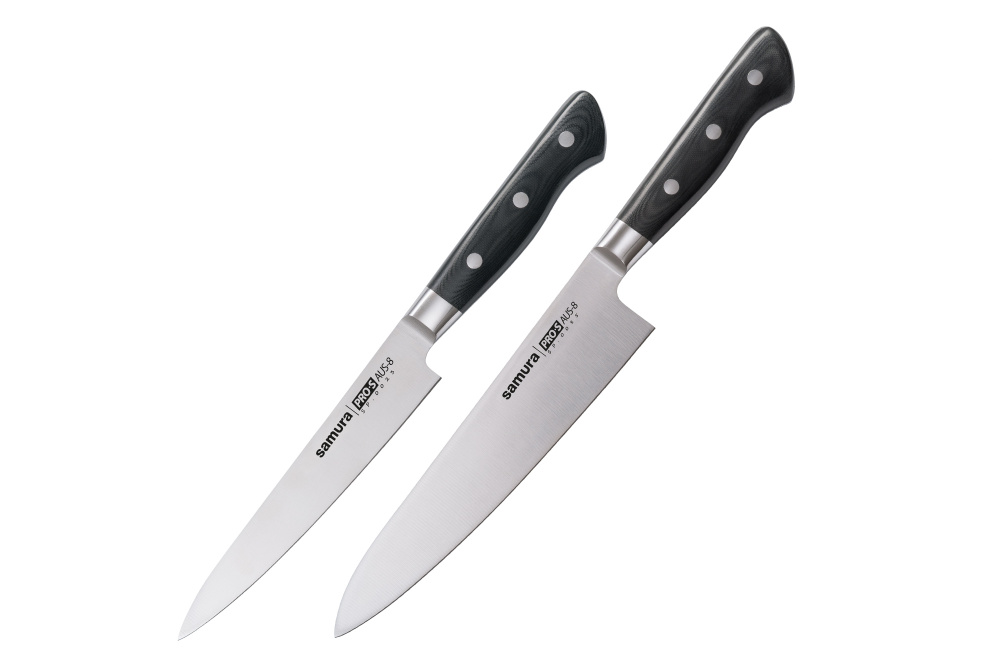 Набор из 2 ножей "Samura Pro-S" (21, 85), G-10,SP-0210