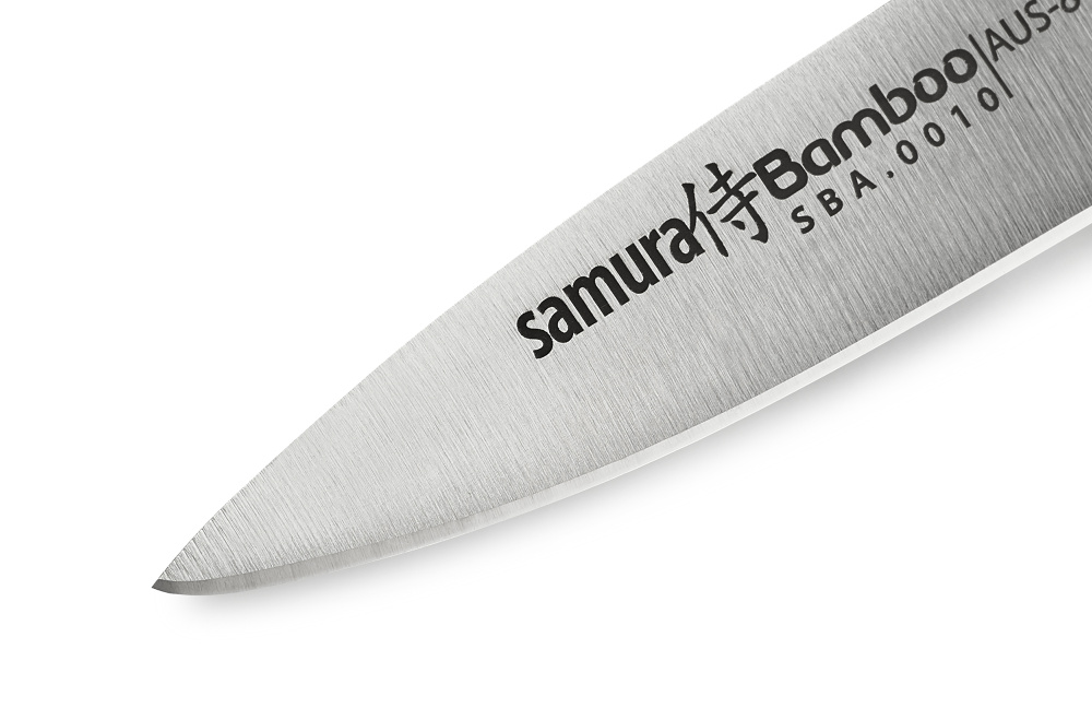 Нож кухонный "Samura Bamboo" овощной 80мм, AUS-8,SBA-0010