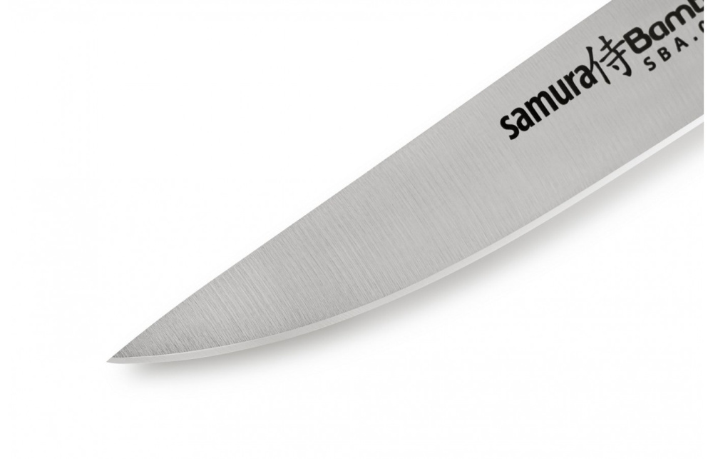 Нож кухонный "Samura Bamboo" для стейка 110мм, AUS-8,SBA-0031