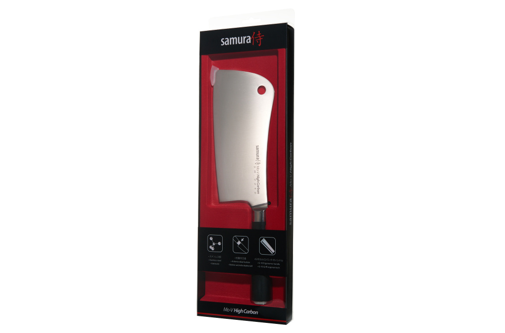 Топорик кухонный "Samura Mo-V" 180 мм, G-10,SM-0040