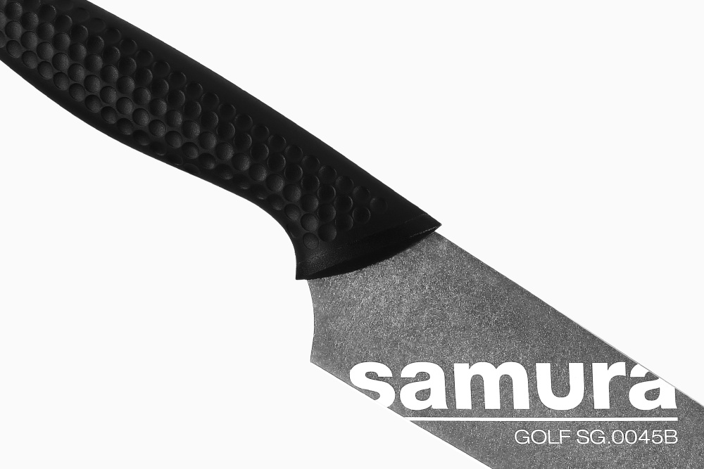 Нож кухонный "Samura GOLF Stonewash" для нарезки 251 мм, AUS-8,SG-0045B