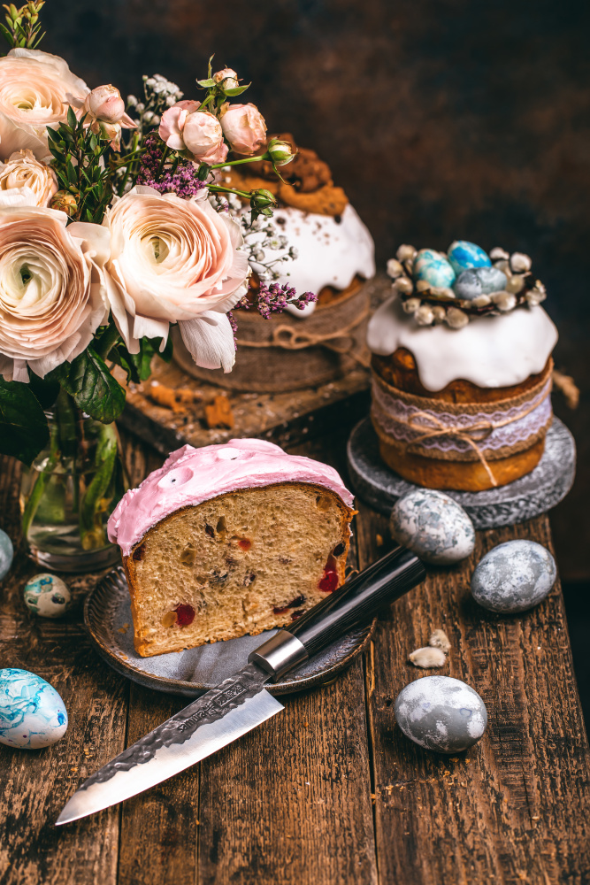 Нож кухонный "Samura BLACKSMITH" универ. 162 мм, AUS-8, гвоздичное масло, микарта,SBL-0023