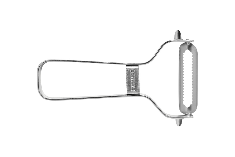 Овощечистка "Samura" из нерж. стали, лезвие с серрейтором, SVP-01S