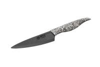 SIN-0023B Нож кухонный "Samura Inca" универсальный 155 мм, чёрная циркониевая керамика