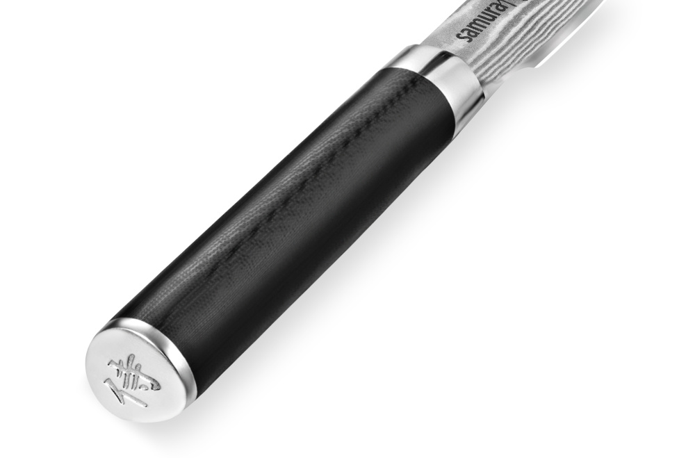 Нож кухонный "Samura DAMASCUS" для стейка 120 мм, G-10, дамаск 67 слоев,SD-0031