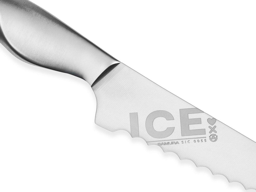 Нож кухонный "Samura ICE" для хлеба 200 мм, AUS-8, нерж. сталь,SIC-0055