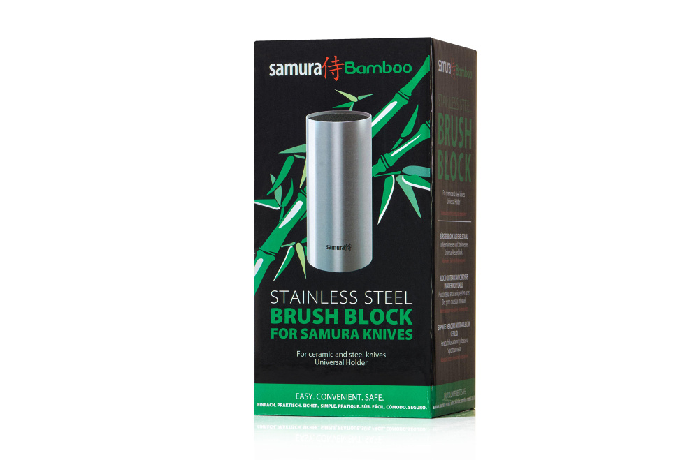 Подставка универсальная для ножей "Samura Bamboo", 220мм (Металл)