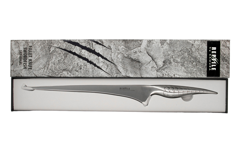 Нож кухонный "Samura REPTILE" филейный Swordfish 252 мм, AUS-10,SRP-0048S