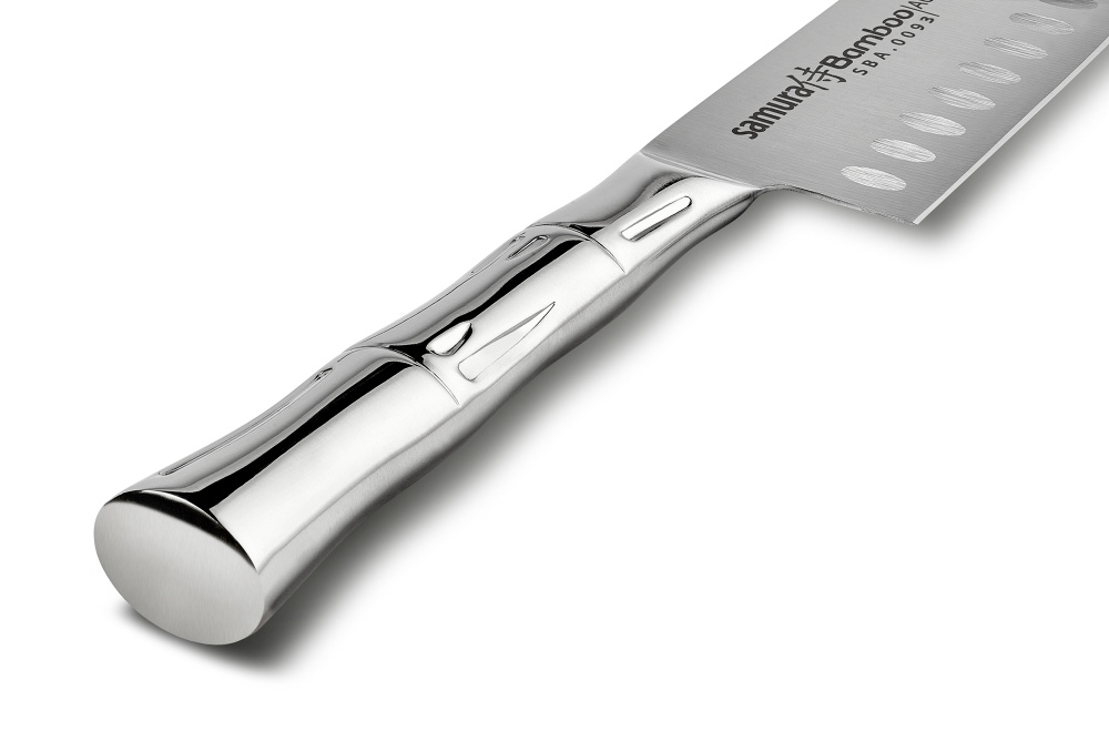 Нож кухонный "Samura Bamboo" Сантоку 137мм, AUS-8,SBA-0093