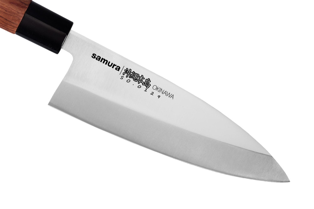 Нож кухонный "Samura OKINAWA" Деба 170 мм, AUS-8, палисандр,SO-0129