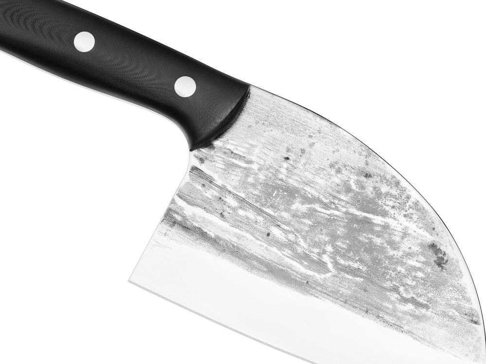 Топорик кухонный малый "Samura MAD BULL" 145 мм, G-10 сине-чёрный, SMB-0041B