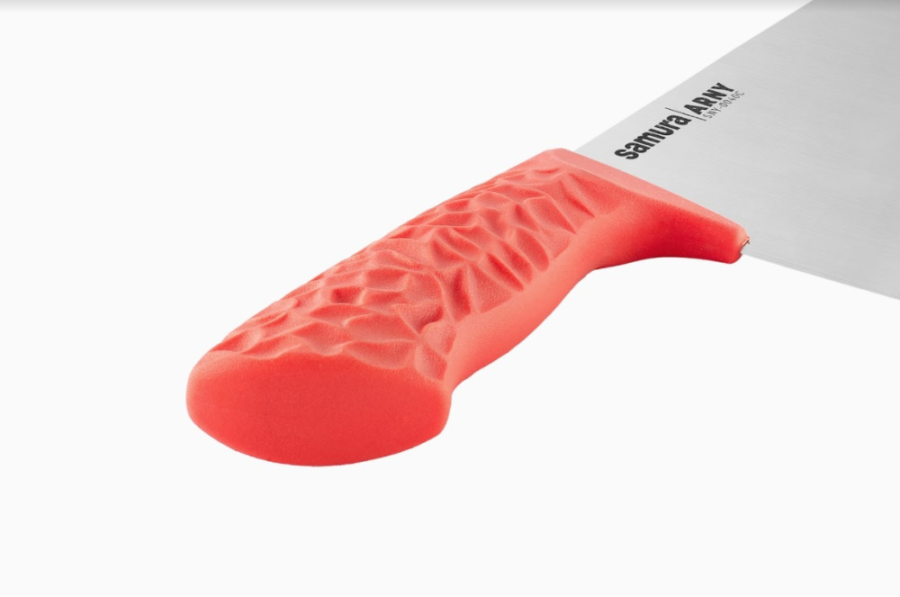 Азиатский кухонный топорик "Samura ARNY" 209 мм, ТЭП коралловый, AUS-8, SNY-0040C