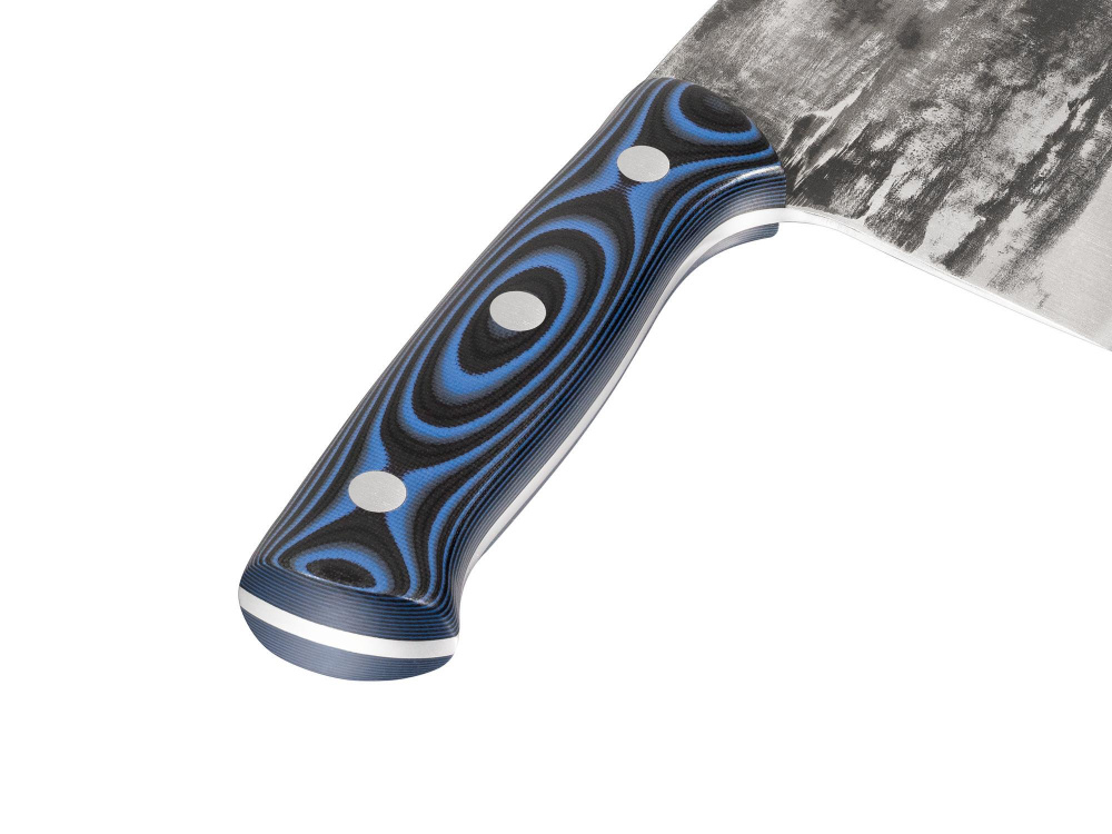 Топорик кухонный малый "Samura MAD BULL" 145 мм, G-10 сине-чёрный, SMB-0041