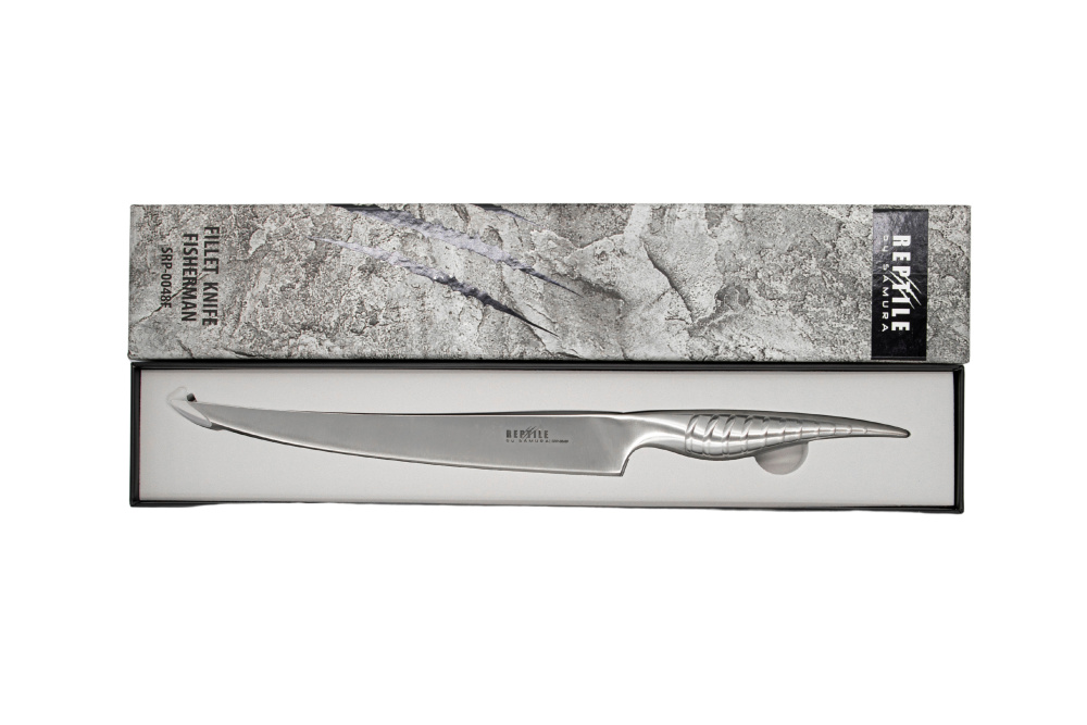 Нож кухонный "Samura REPTILE" филейный Swordfish 252 мм, AUS-10,SRP-0048F