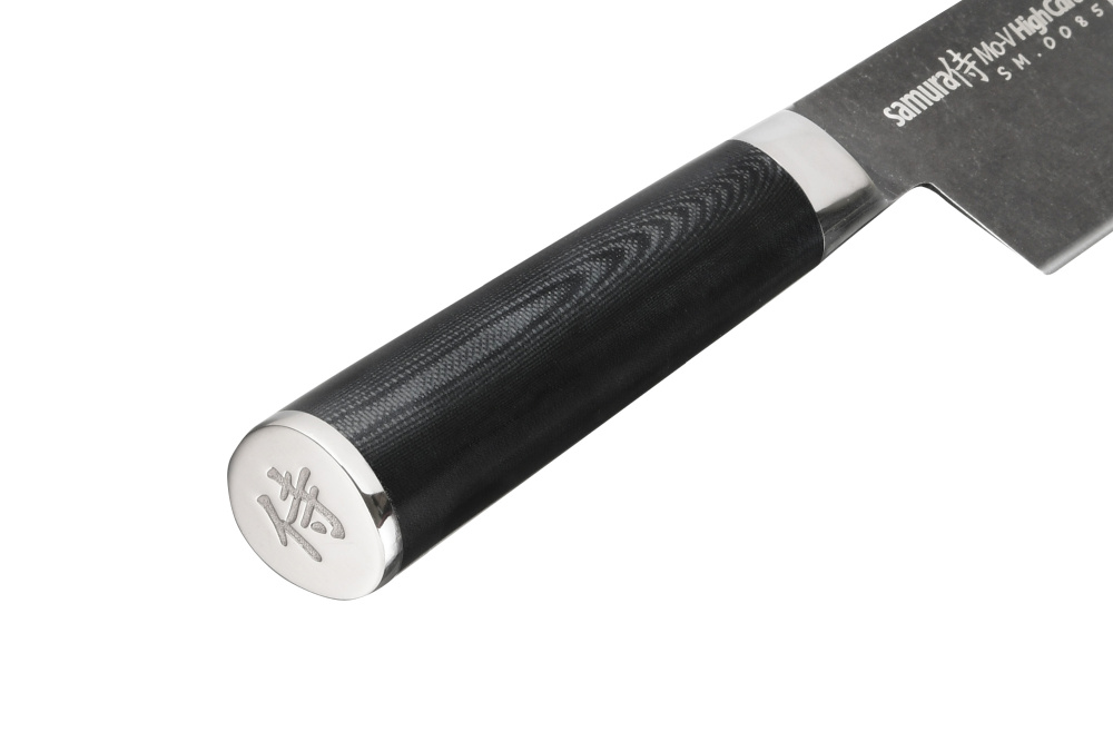 SM-0085B Нож кухонный "Samura Mo-V Stonewash" Шеф 200 мм, G-10