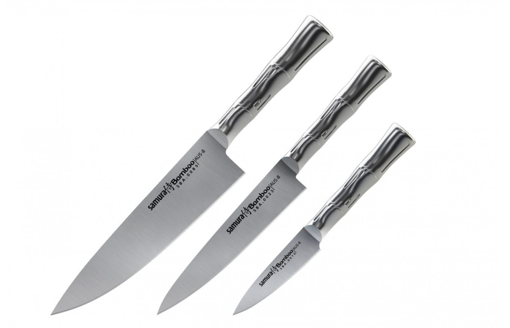 Набор из 3 ножей "Samura Bamboo" в подарочной коробке,SBA-0220