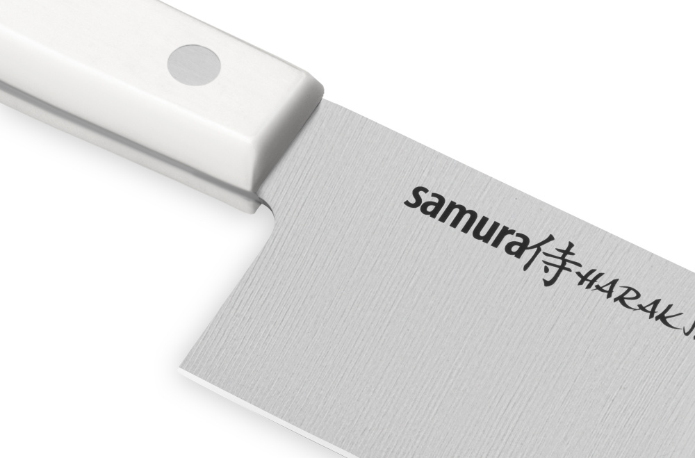 Нож кухонный "Samura HARAKIRI" накири 161 мм, коррозионно-стойкая сталь, ABS пластик,SHR-0043W