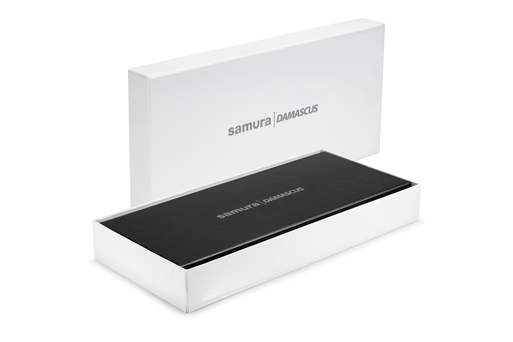 Набор из 3 ножей "Samura DAMASCUS" в подарочной коробке (10, 21, 85),G-10, дамаск 67 слоев, SD-0220