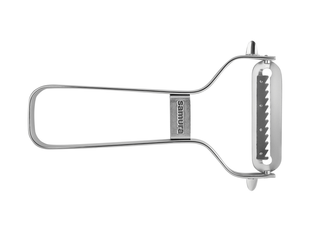 Овощечистка "Samura" из нерж. стали, лезвие зубчатое "julienne",SVP-01J