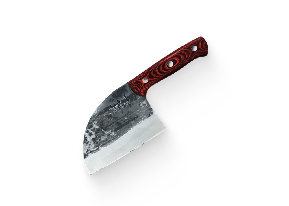 Топорик кухонный "Samura MAD BULL" 180 мм, G-10 красно-чёрный, SMB-0041R