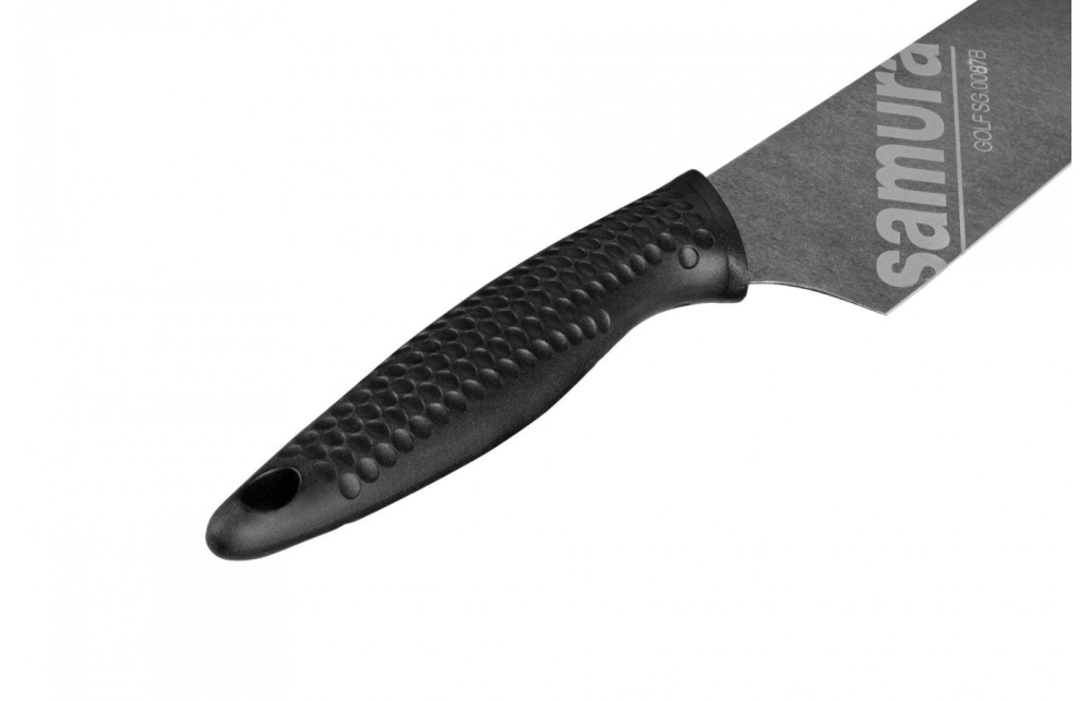 Нож кухонный "Samura GOLF Stonewash" Гранд Шеф 240 мм, AUS-8,SG-0087B