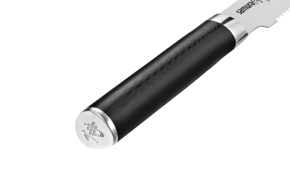 Нож кухонный "Samura Mo-V" для томатов 120 мм, G-10,SM-0071