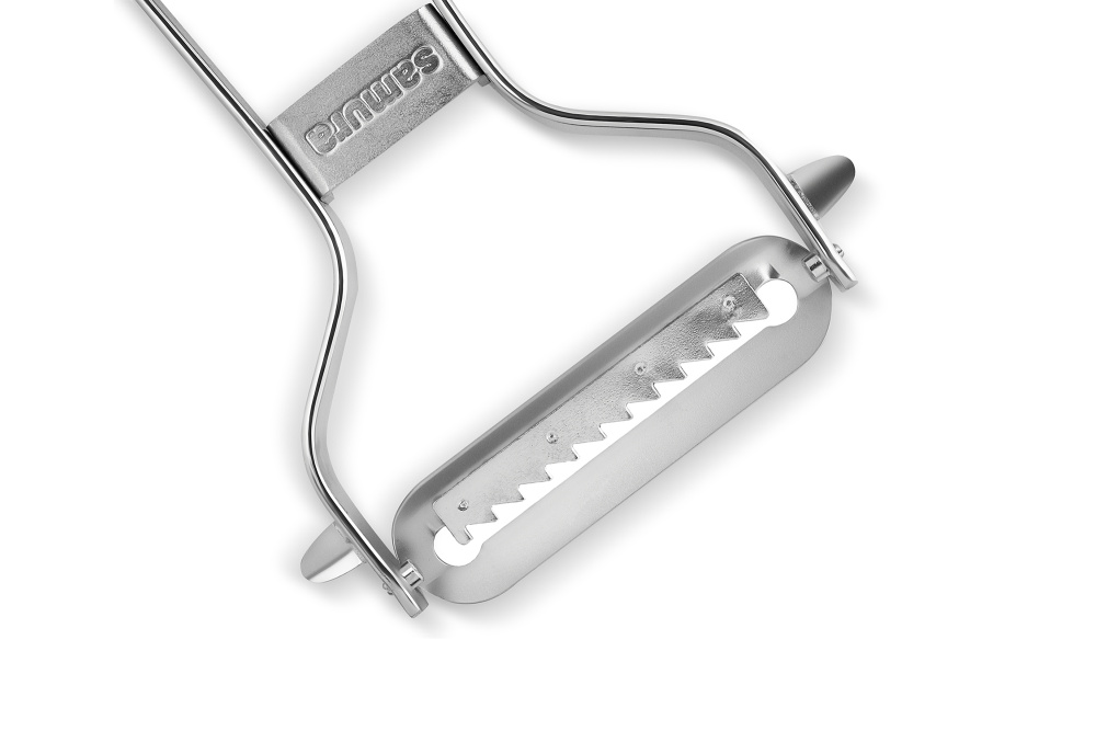 Овощечистка "Samura" из нерж. стали, лезвие зубчатое "julienne",SVP-01J