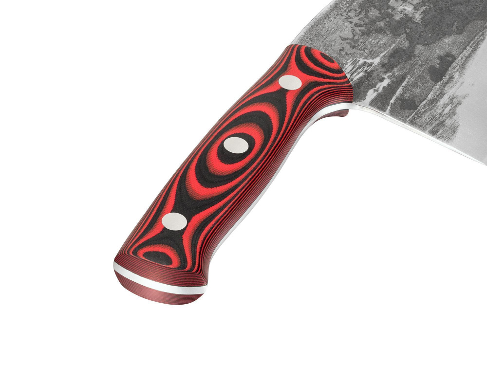 Топорик кухонный "Samura MAD BULL" 180 мм, G-10 красно-чёрный, SMB-0041R