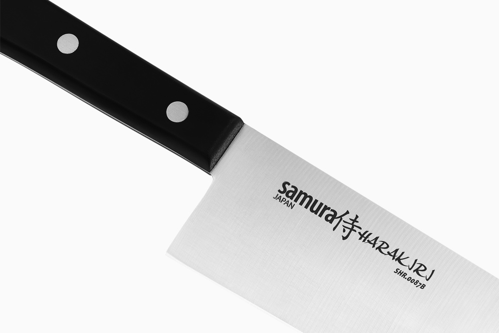 Нож кухонный "Samura HARAKIRI" Гранд Шеф 240 мм, корроз.-стойкая сталь, ABS пластик,SHR-0087B