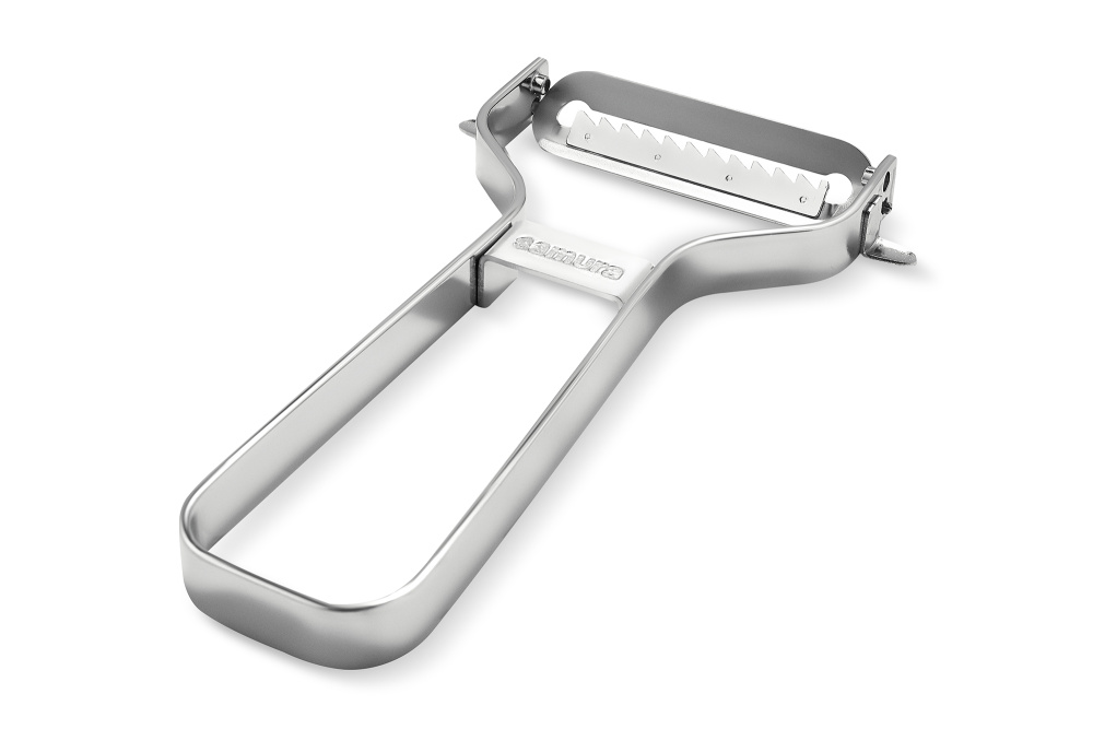 Овощечистка "Samura" из нерж. стали, лезвие зубчатое "julienne",SVP-01J