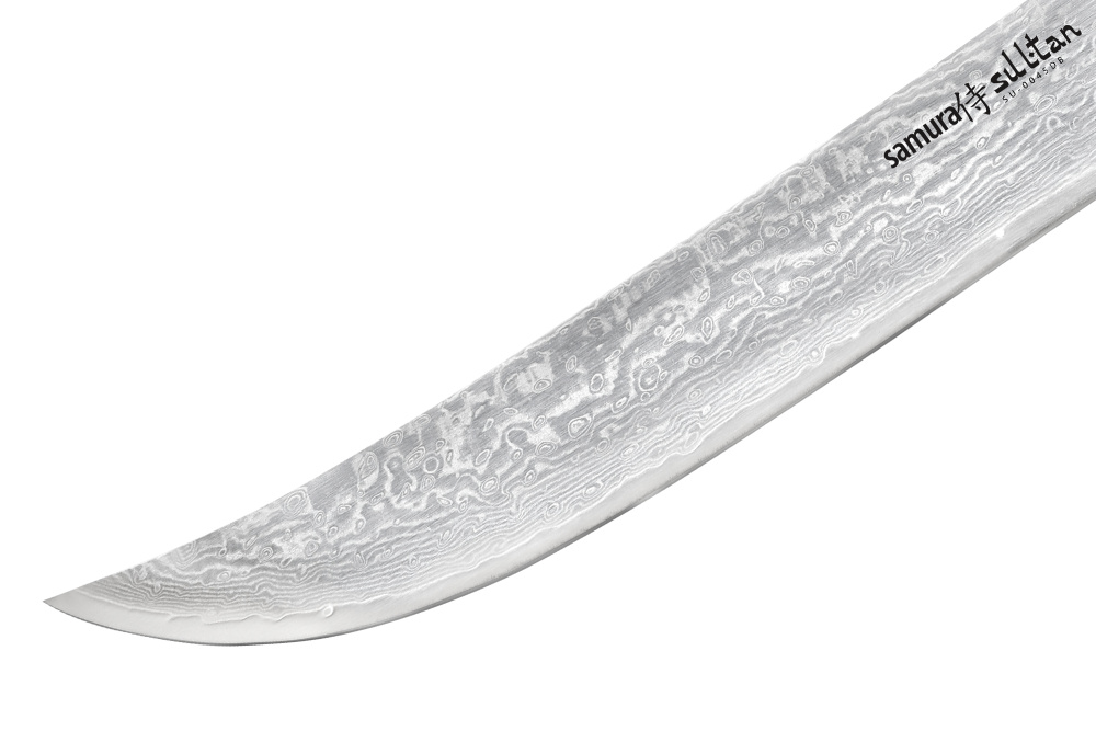 Нож кухонный "Samura SULTAN" для нарезки, пчак 210 мм, G-10, дамаск 67 слоев, с больст., SU-0045DB