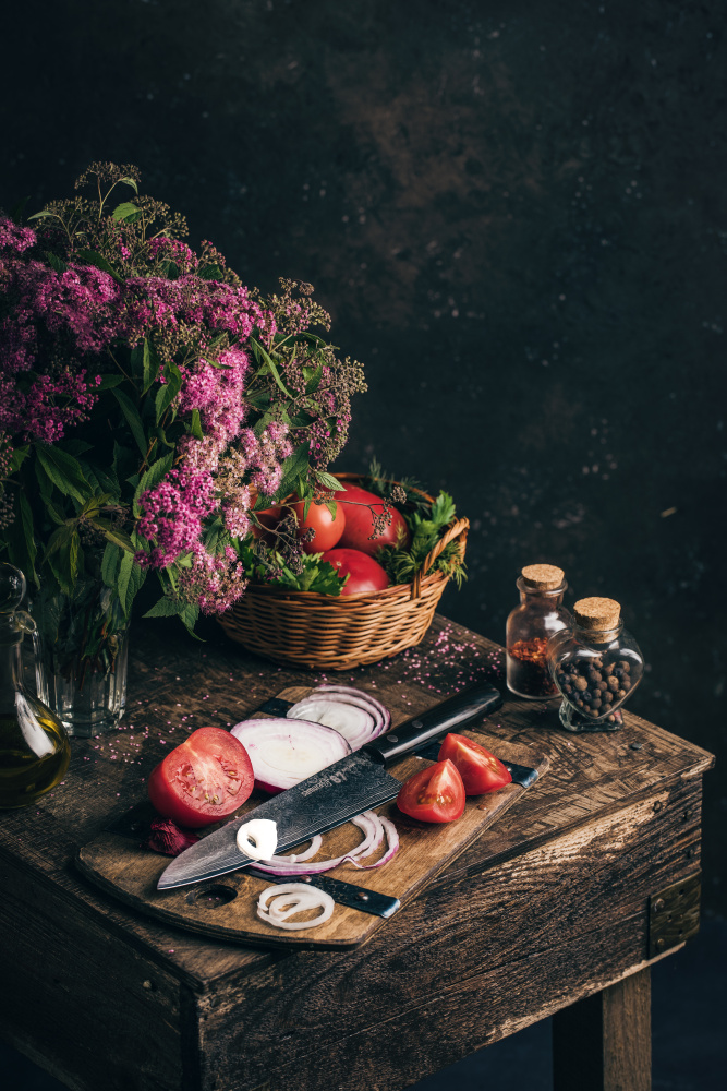 Нож кухонный "Samura 67" Шеф 208 мм, дамаск 67 слоев, микарта,SD67-0085