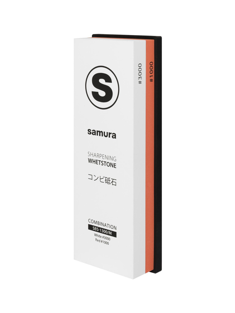 Набор для Заточки "Samura":точильный камень #1000/#3000 и держатель угла заточки, WS-01