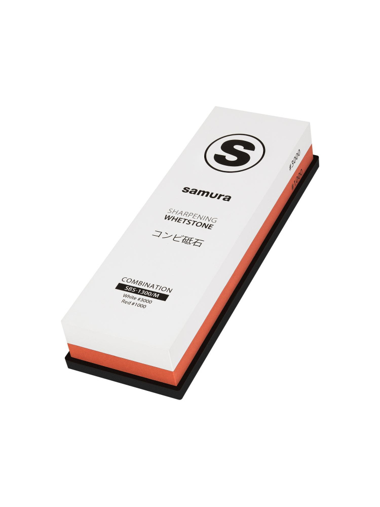 Набор для Заточки "Samura":точильный камень #1000/#3000 и держатель угла заточки, WS-01