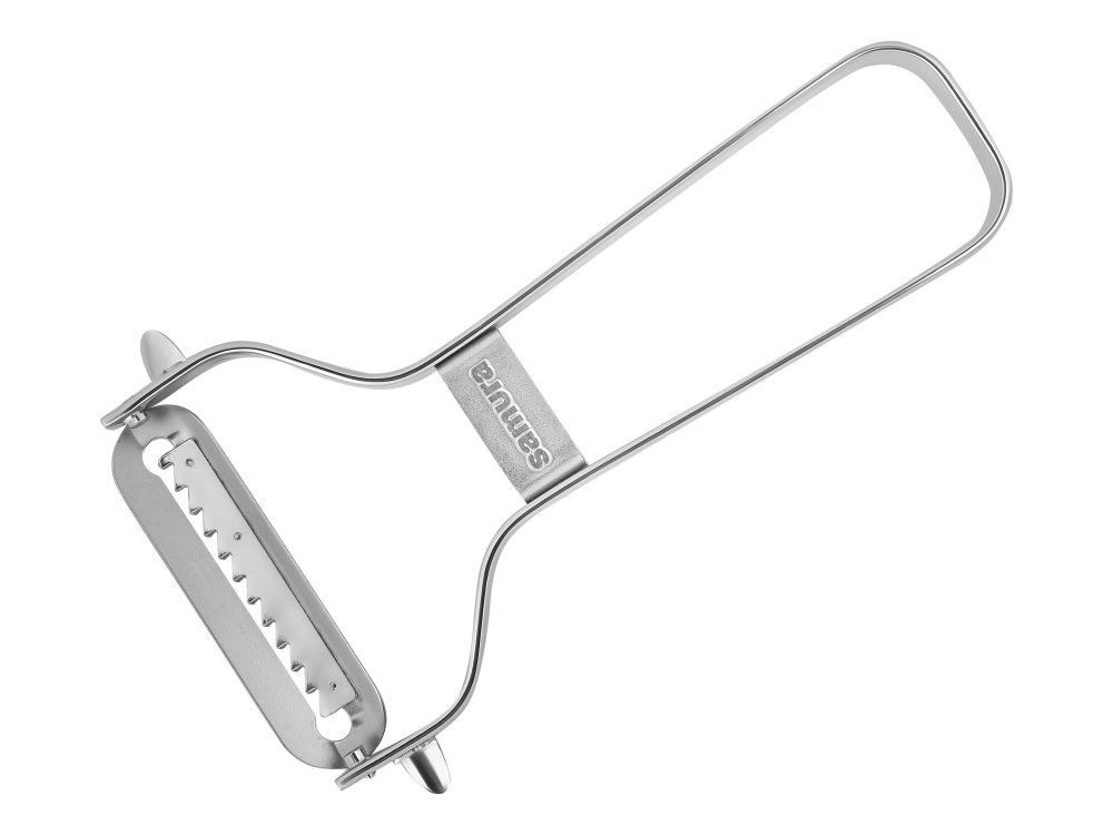 Овощечистка "Samura" из нерж. стали, лезвие зубчатое "julienne",SVP-01J