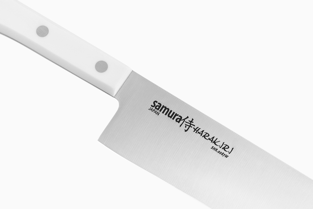 Нож кухонный "Samura HARAKIRI" Гранд Шеф 240 мм, корроз.-стойкая сталь, ABS пластик,SHR-0087W